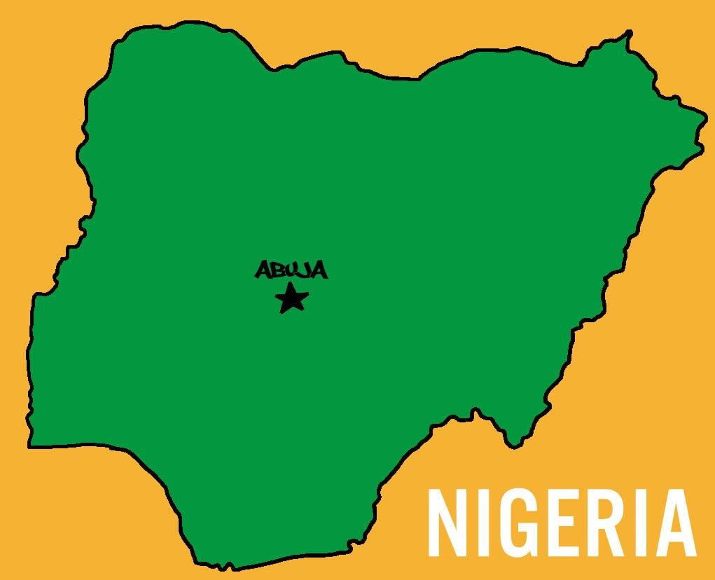 Mapa kapitala nigerije 