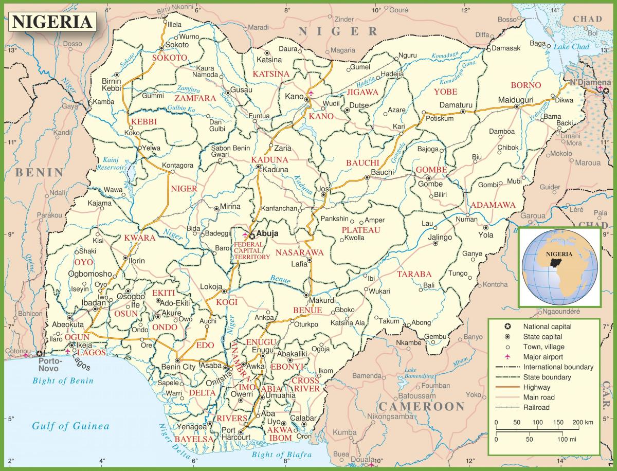 potpuno karta iz nigerije
