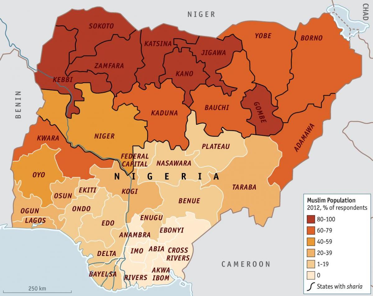 Karta iz nigerije religija