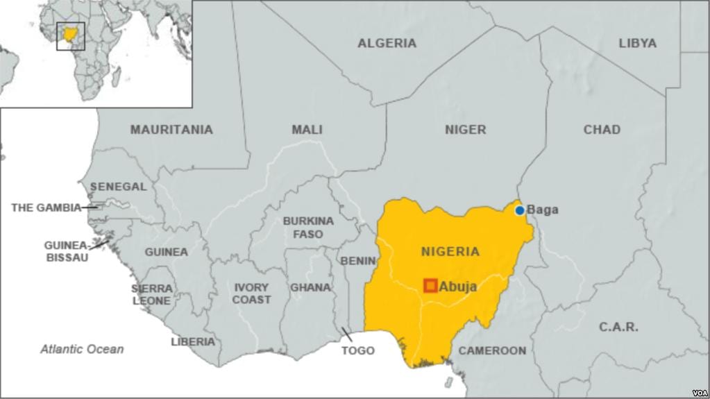 Karta iz nigerijskog granica
