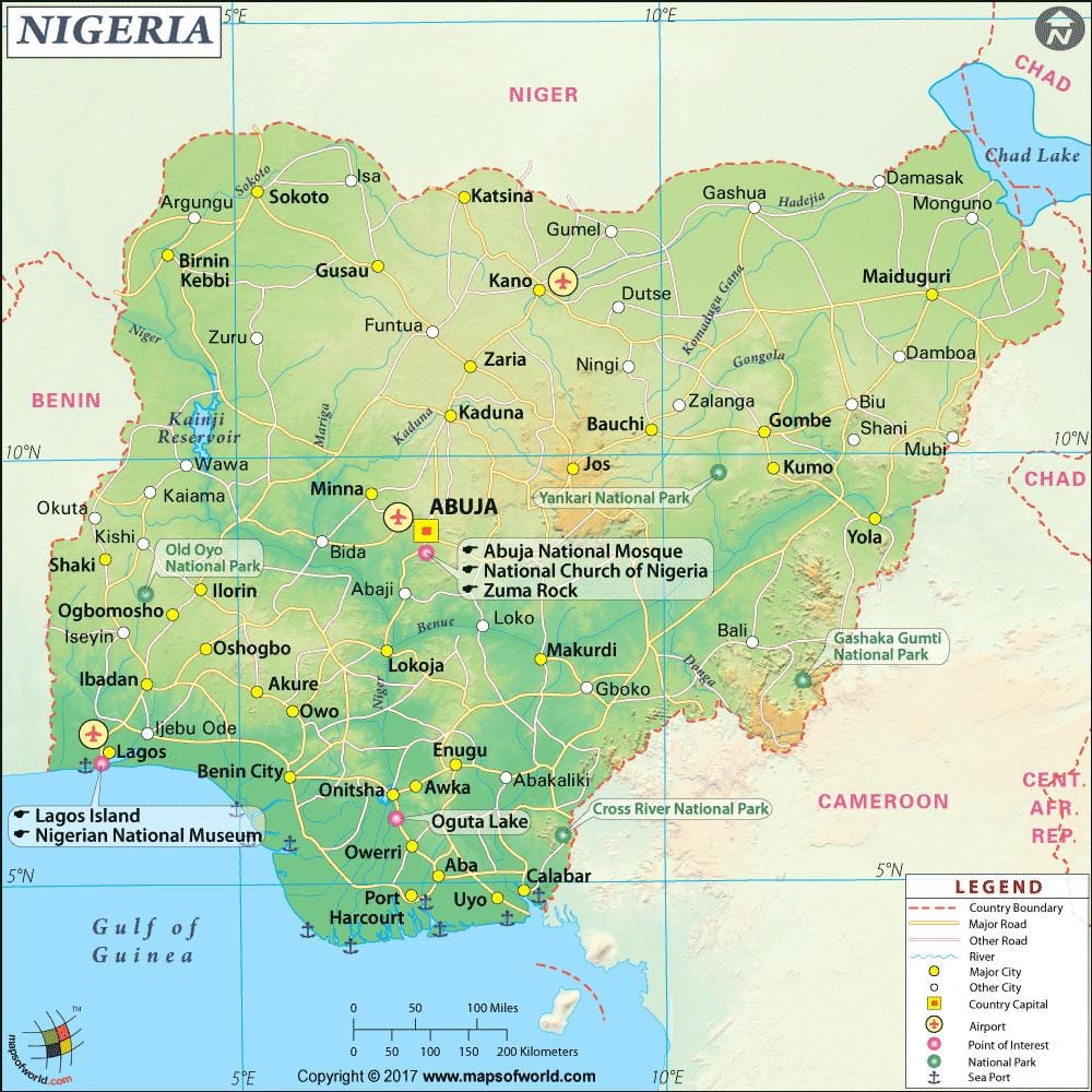 Mapa sliku iz nigerije
