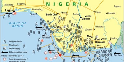Industrijske karta iz nigerije