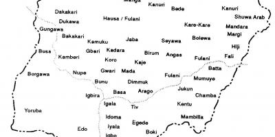 Nacrtaj nigeriji mapu