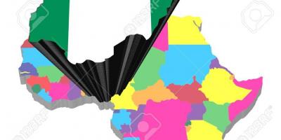 Mapa africi sa nigeriji naglasila