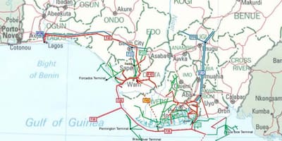 Karta iz nigerije naftovod 