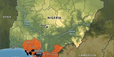 Karta iz nigerije ulja