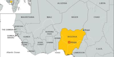 Karta iz nigerijskog granica